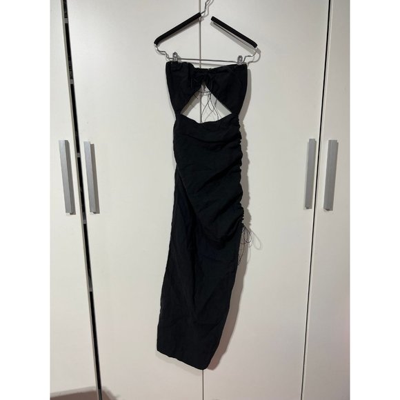 NEW Size 1 / S Natalie Rolt Aston Dress in Black REVOLVE MSRP $502 - Picture 4 of 6